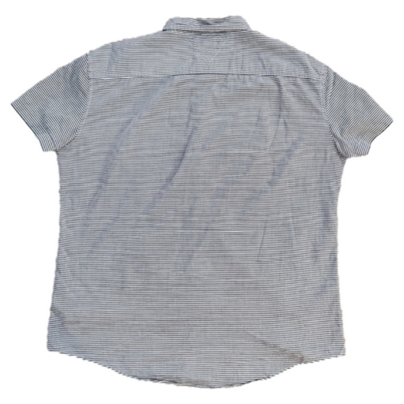 TOMMY Hilfiger Gray & White Stripes Button-Up Shirt - Picture 4 of 8